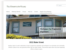 Tablet Screenshot of grassrootshouse.org